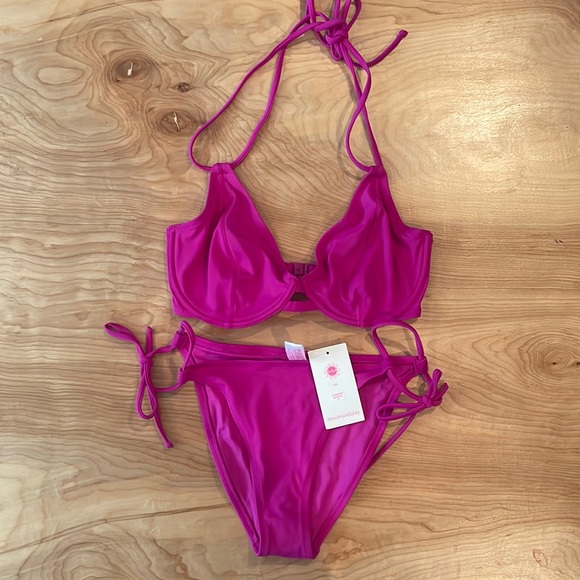 Miss Mandalay London Other - Magenta Bikini